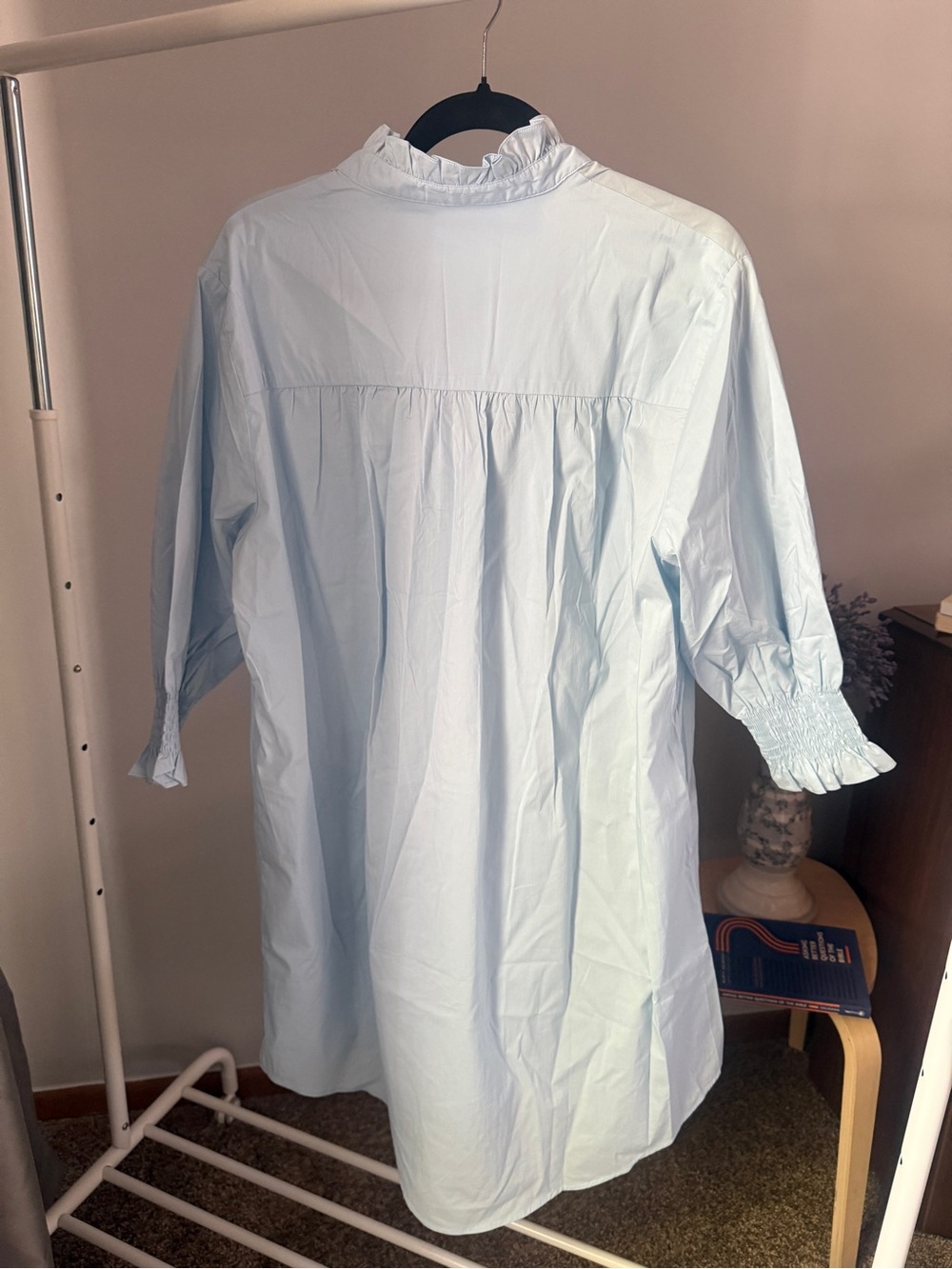 Caryn Lawn Light Blue Kimberly Dress (One Size) B8 - Picture 6 of 16